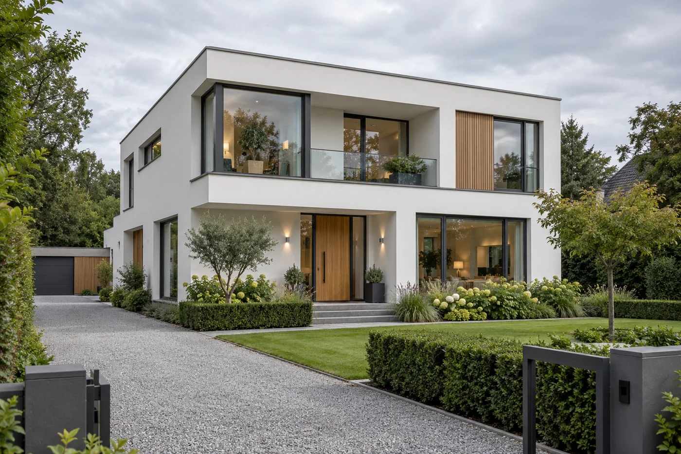 Moderne Villa mit Garten